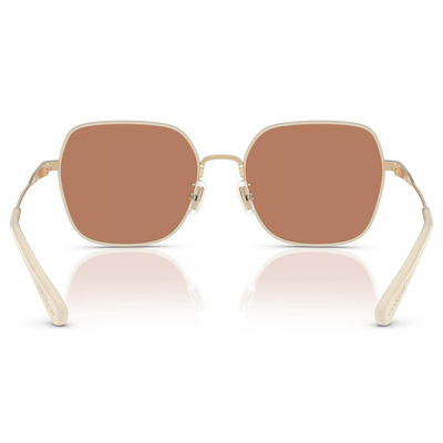 COACH | 光韻年華多邊框太陽眼鏡 | 金X乳白