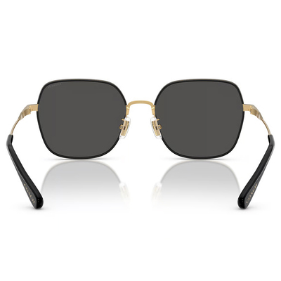 COACH | 光韻年華多邊框太陽眼鏡 | 黑X金