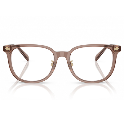 COACH | 極簡輪廓方框眼鏡 | 琉璃棕