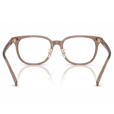 COACH | 極簡輪廓方框眼鏡 | 琉璃棕