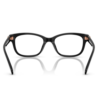 COACH | 立體經典LOGO方框眼鏡  | 經典黑