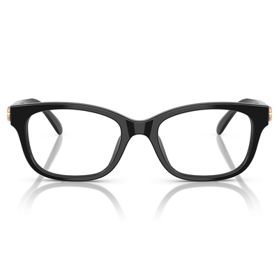 COACH | 立體經典LOGO方框眼鏡  | 經典黑