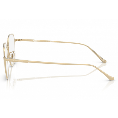 COACH | 純粹線條多邊框眼鏡 | 閃曜金