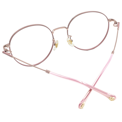 ONE PIECE |娜美-航海盜影 圓框眼鏡|夢幻粉紫