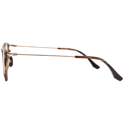 NEWTON︱溫潤匠氣 長方框眼鏡︱裸霧棕