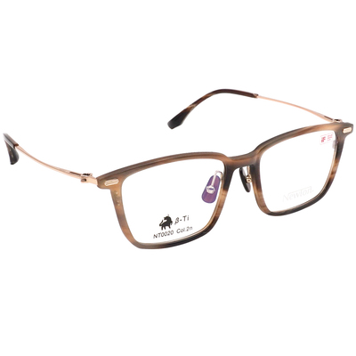 NEWTON︱溫潤匠氣 長方框眼鏡︱裸霧棕