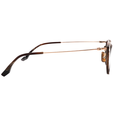 NEWTON︱溫潤匠氣 長方框眼鏡︱茶晶咖