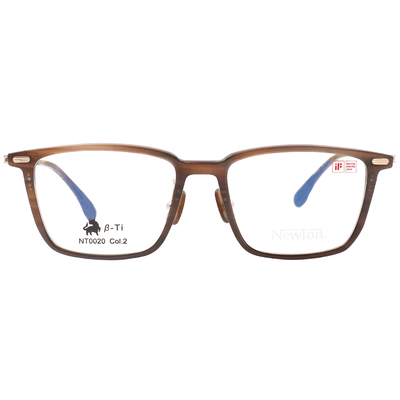 NEWTON︱溫潤匠氣 長方框眼鏡︱茶晶咖