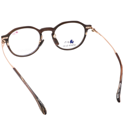 NEWTON︱深邃靜美 圓框眼鏡︱亮岩咖