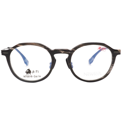 NEWTON︱深邃靜美 圓框眼鏡︱紗慕棕