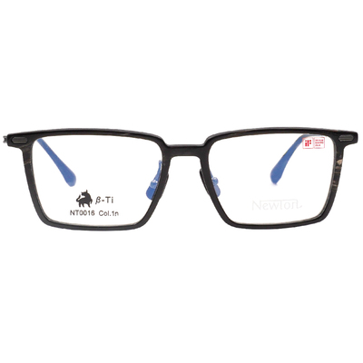 NEWTON︱穩雅風範 長方框眼鏡︱漾紋霧咖