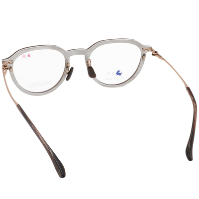 NEWTON︱質感流線 波士頓框眼鏡︱焙亮棕