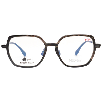 NEWTON︱質樸雅匠 大方框眼鏡︱流紋霧棕