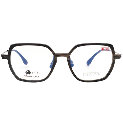 NEWTON︱質樸雅匠 大方框眼鏡︱流紋亮棕