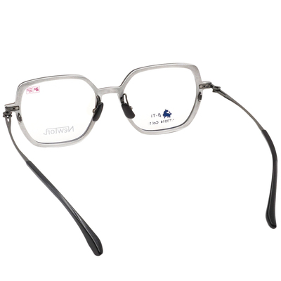 NEWTON︱質樸雅匠 大方框眼鏡︱流紋亮棕