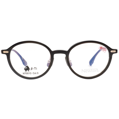 NEWTON︱工藝本質 圓框眼鏡︱柔棕晶亮
