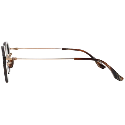 NEWTON︱工藝本質 圓框眼鏡︱柔棕晶亮