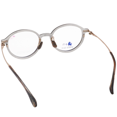 NEWTON︱工藝本質 圓框眼鏡︱柔棕晶亮