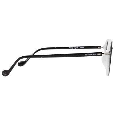 三麗鷗夢幻隊▪︎酷企鵝｜小情緒日記 多邊框眼鏡｜酷黑白