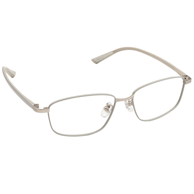 三麗鷗夢幻隊▪︎酷企鵝｜酷式放空 長方框眼鏡｜霧銀灰