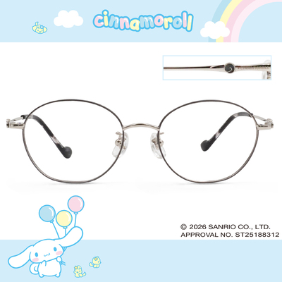 三麗鷗夢幻隊▪︎大耳狗｜捲耳暖日常 圓框眼鏡｜月紗灰