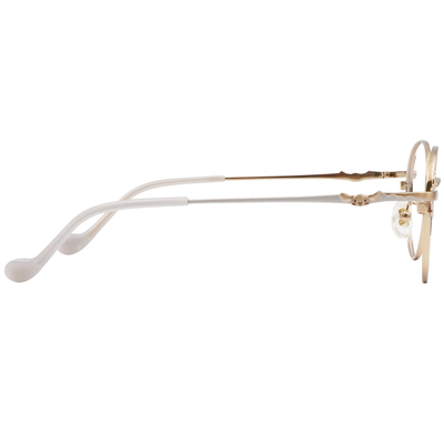 三麗鷗夢幻隊▪︎大耳狗｜藍天巡航 圓框眼鏡｜柔霧灰X金