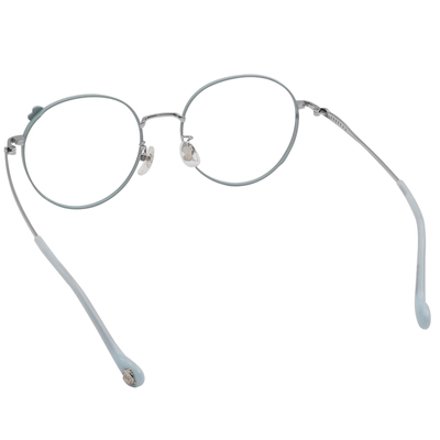 三麗鷗夢幻隊▪︎漢頓｜立體小魚鰭 圓框眼鏡｜海鹽藍