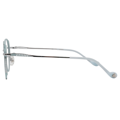 三麗鷗夢幻隊▪︎漢頓｜立體小魚鰭 圓框眼鏡｜海鹽藍