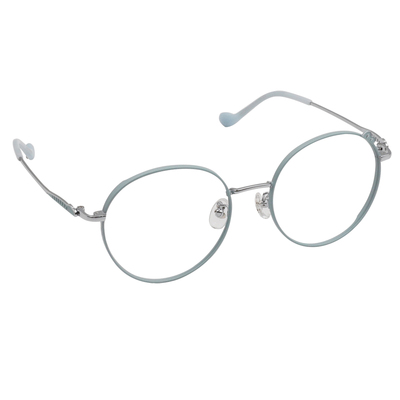 三麗鷗夢幻隊▪︎漢頓｜立體小魚鰭 圓框眼鏡｜海鹽藍