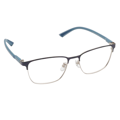 三麗鷗夢幻隊▪︎漢頓｜慢活步調 長方框眼鏡｜棉雲藍