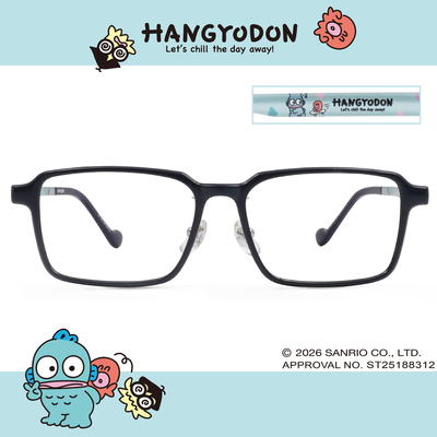 三麗鷗夢幻隊▪︎漢頓｜慵懶模式ON 長方框眼鏡｜迷霧藍