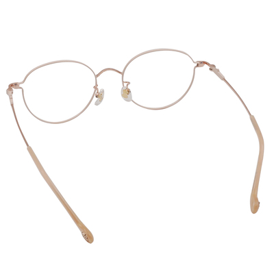 三麗鷗夢幻隊▪︎HELLO KITTY｜柔光綻放 圓框眼鏡｜粉釉橘