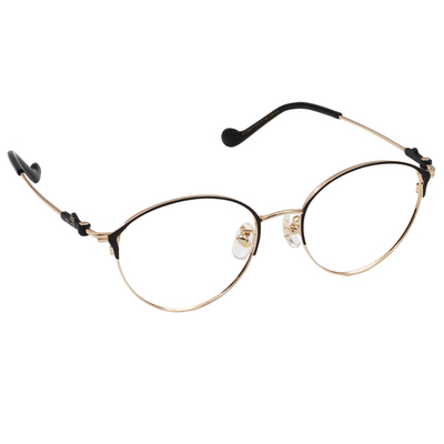 三麗鷗夢幻隊▪︎HELLO KITTY｜浪漫絮語 眉框眼鏡｜深邃黑X金