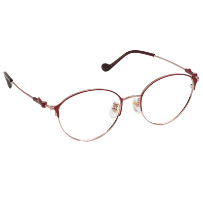 三麗鷗夢幻隊▪︎HELLO KITTY｜浪漫絮語 眉框眼鏡｜深邃紅