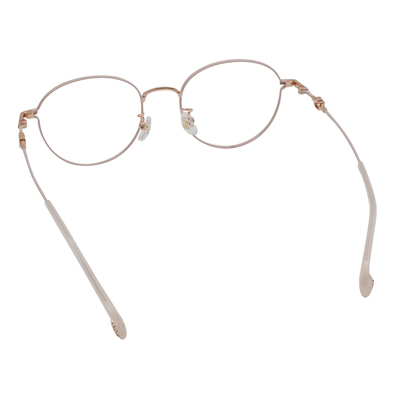 三麗鷗夢幻隊▪︎HELLO KITTY｜心動簍空樣 圓框眼鏡｜奶杏粉