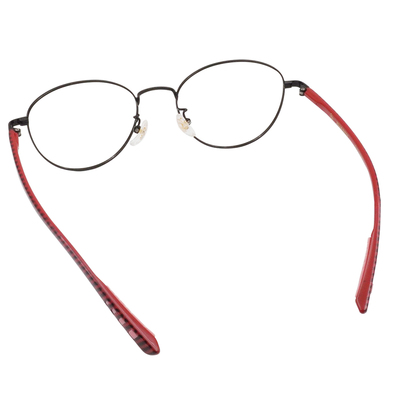 三麗鷗夢幻隊▪︎HELLO KITTY｜甜美登場 圓框眼鏡｜經典黑/紅