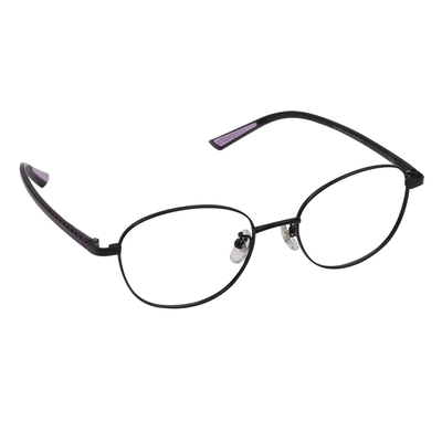 三麗鷗夢幻隊▪︎酷洛米｜搗蛋小甜心 圓框眼鏡｜黑甜心/紫