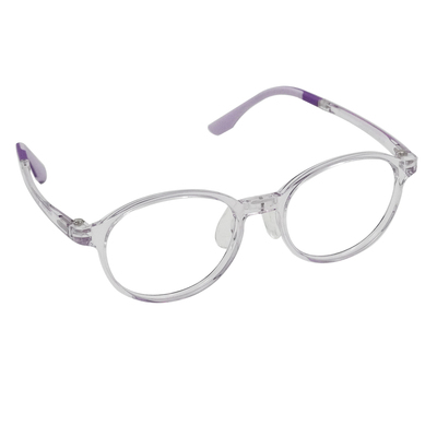 MICKY KIDS｜鹽系軟糖 圓框眼鏡｜丁香紫
