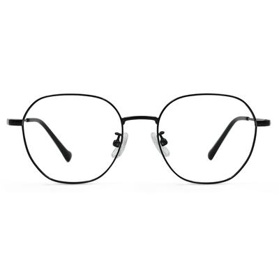 MICKY KIDS｜微笑太陽 多邊框眼鏡｜特務黑