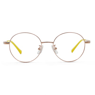 MICKY KIDS｜小步舞曲 圓框眼鏡｜靈動黃