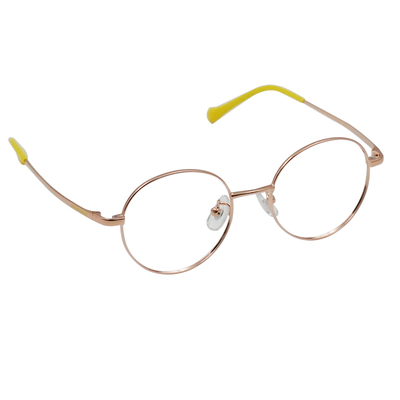MICKY KIDS｜小步舞曲 圓框眼鏡｜靈動黃