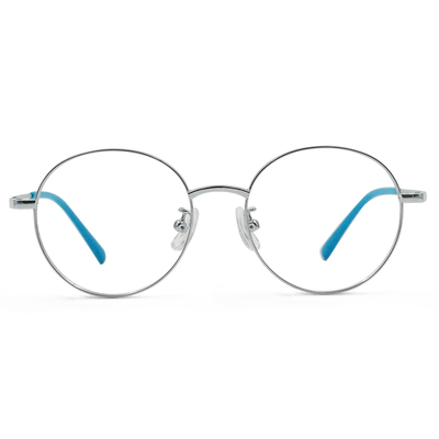 MICKY KIDS｜小領航家 圓框眼鏡｜亮槍藍