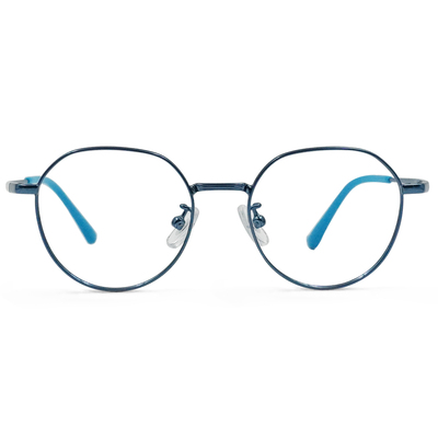 MICKY KIDS｜守護星 多邊框眼鏡｜波光藍