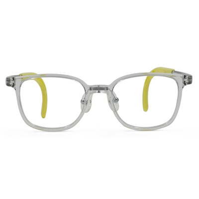 MICKY KIDS｜思考家 方框眼鏡｜純淨黃