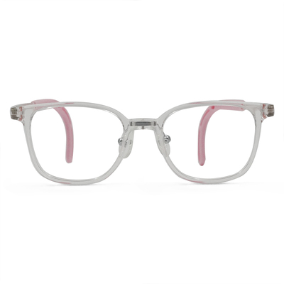 MICKY KIDS｜思考家 方框眼鏡｜純淨粉