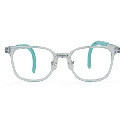 MICKY KIDS｜思考家 方框眼鏡｜純淨藍