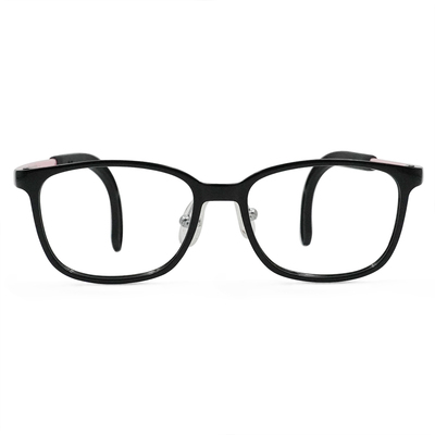 MICKY KIDS｜童日常 方框眼鏡｜優雅黑X粉