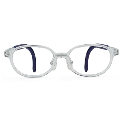 MICKY KIDS｜小專注家 橢圓框眼鏡｜冰川透藍