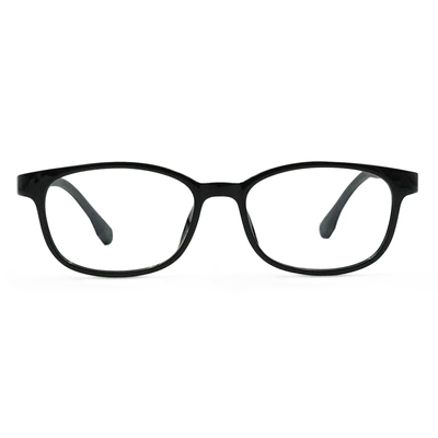 MICKY KIDS｜星願家 長方框眼鏡｜靜謐黑