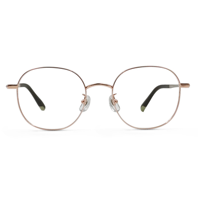 MICKY KIDS｜築夢家 圓框眼鏡｜香檳玫瑰